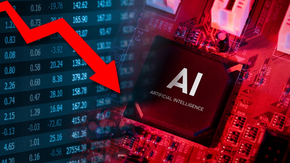Artificial,Intelligence,Technology,Market,Downturn,And,Semiconductor,Sector,Recession.,The
